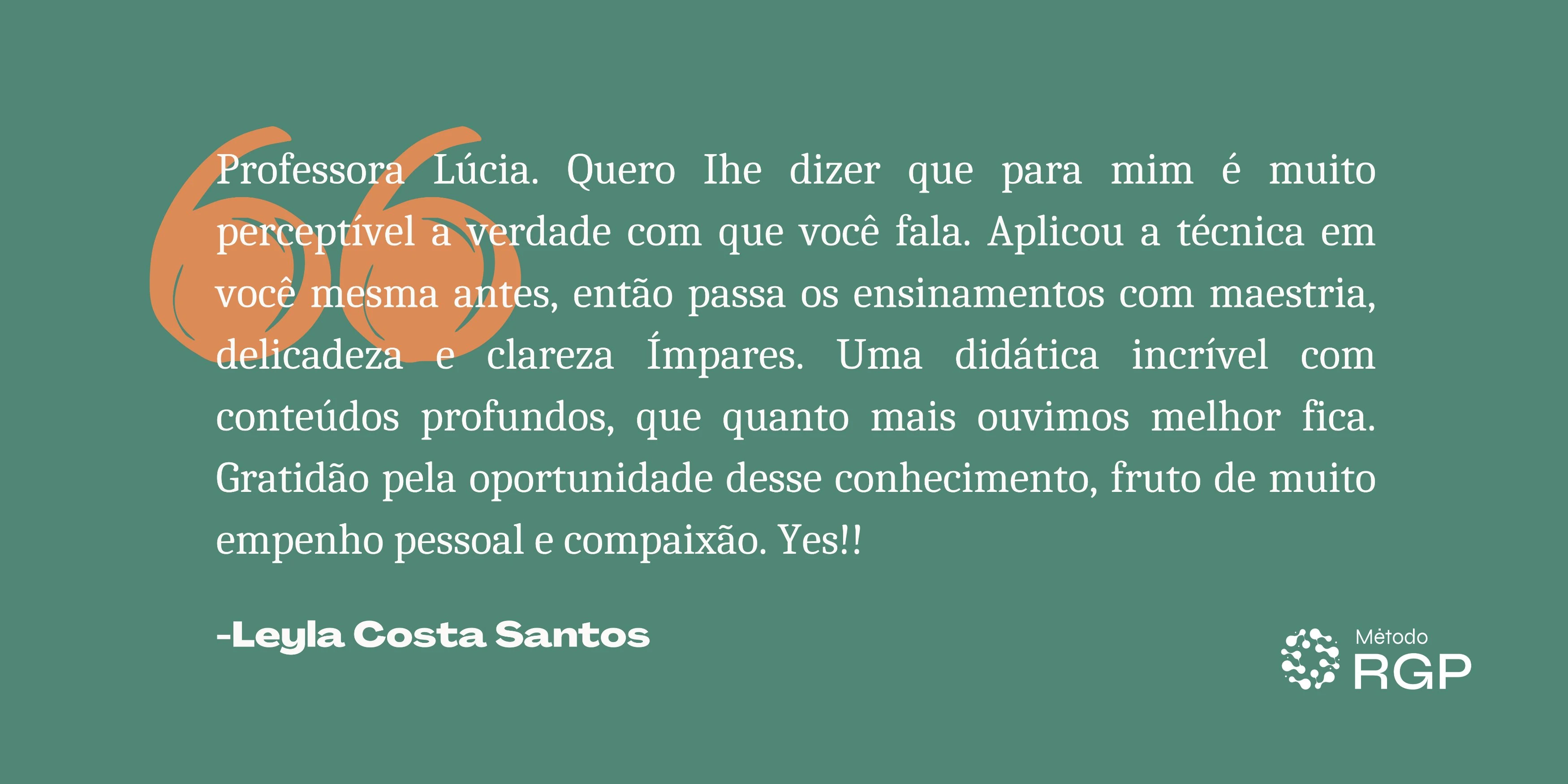 Depoimento - Leyla
